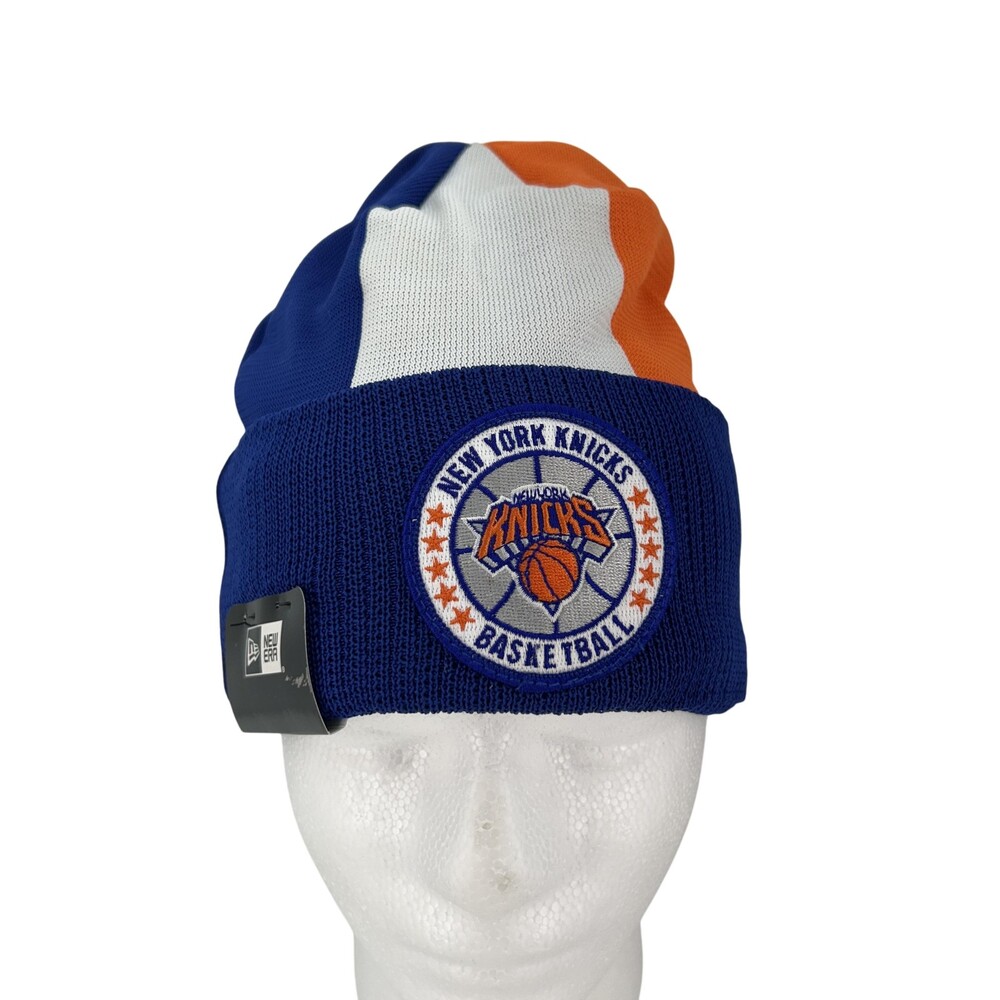 New York Knicks Hat Cap Snap Back Blue Orange NBA Basketball Mens New Era